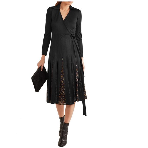NWT Diane von Furstenberg Wrap Dress - Stevie Midi - Picture 1 of 11